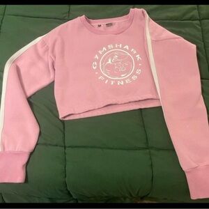 Gymshark crop sweatshirt-Large